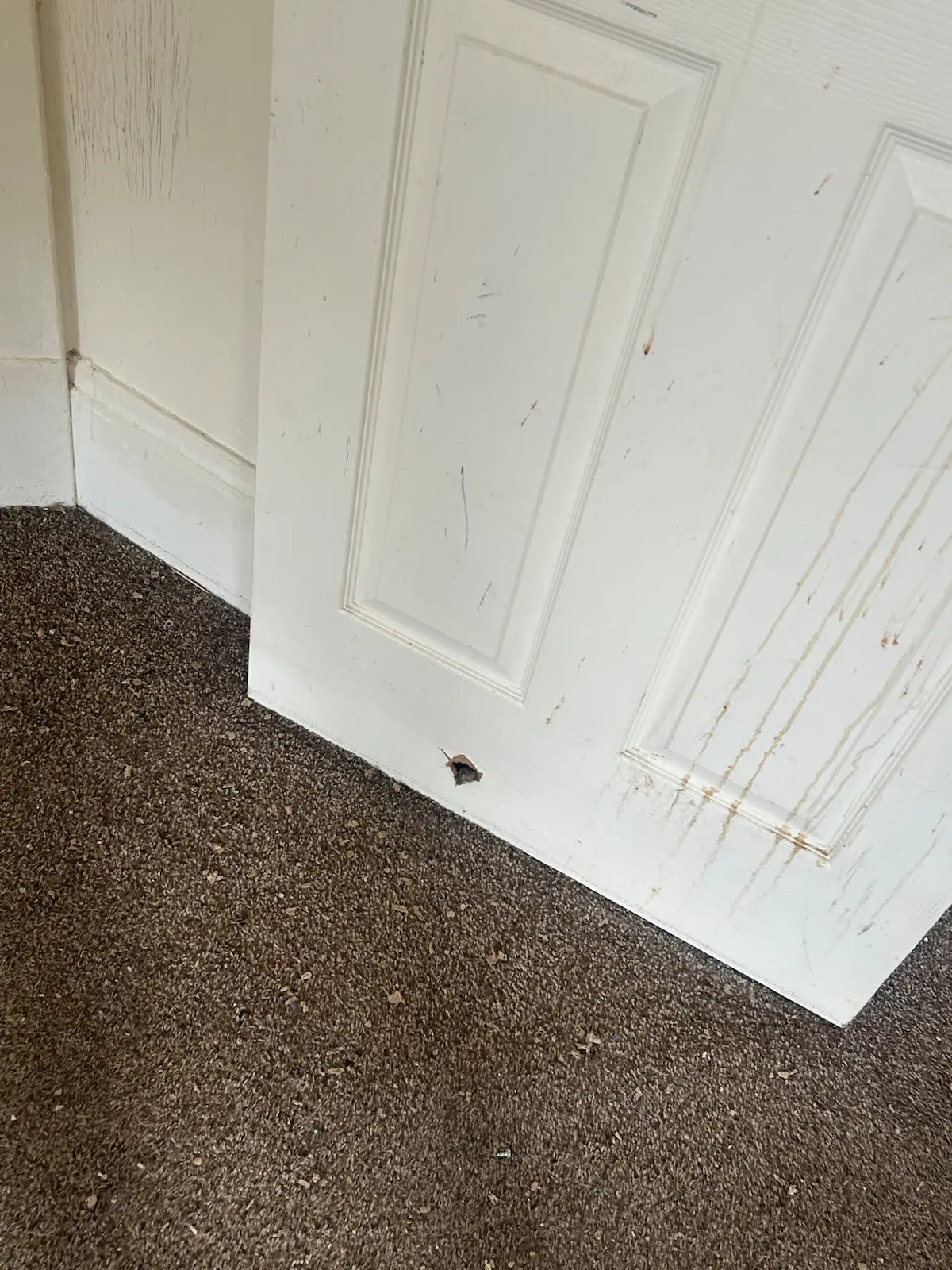 Room before repairs
